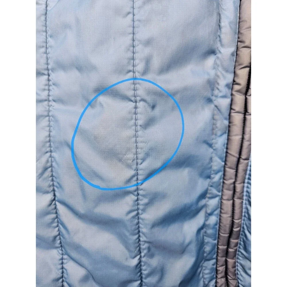C.C. FILSON Blue Wing Captain Vest Ultralight Puffer Mens Size 3XL Blue Black